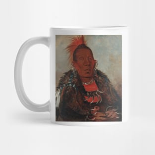 Wah-ro-nee-sah, The Surrounder, Chief of the Tribe by George Catlin Mug